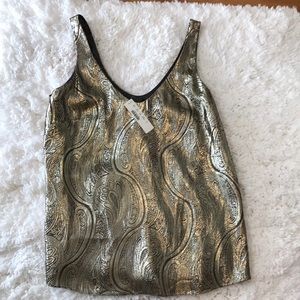 J Crew metallic tank